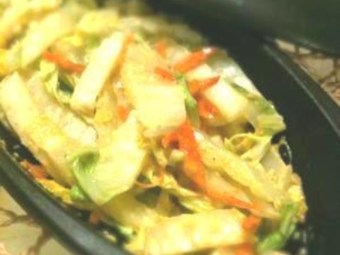 パピヨット（シリコンスチーマー）で✩カレーマヨ白菜